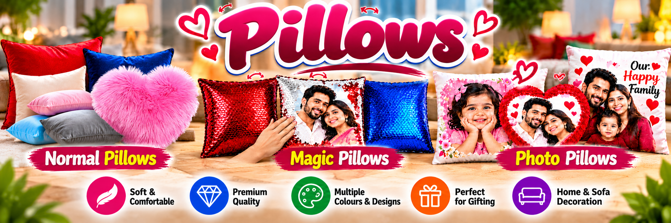 pillows