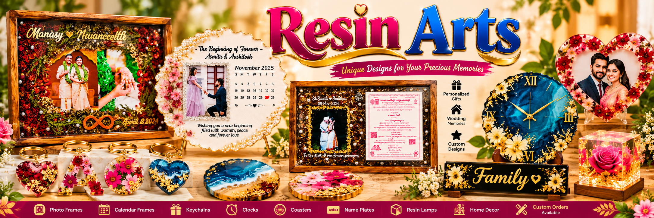 Resin arts