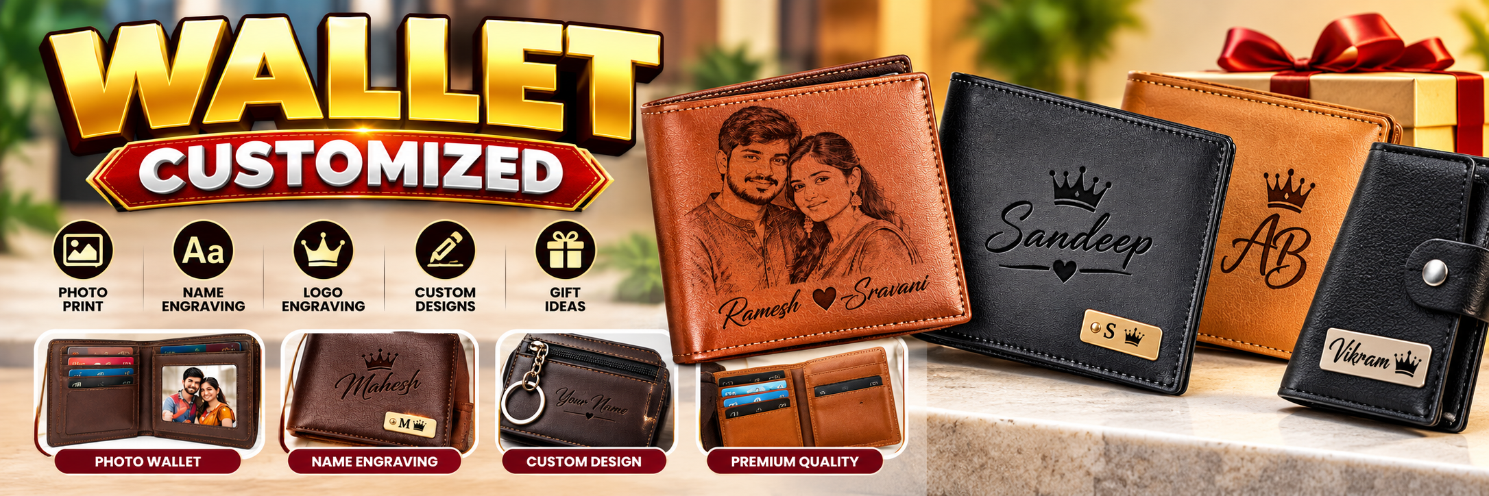 wallet customized