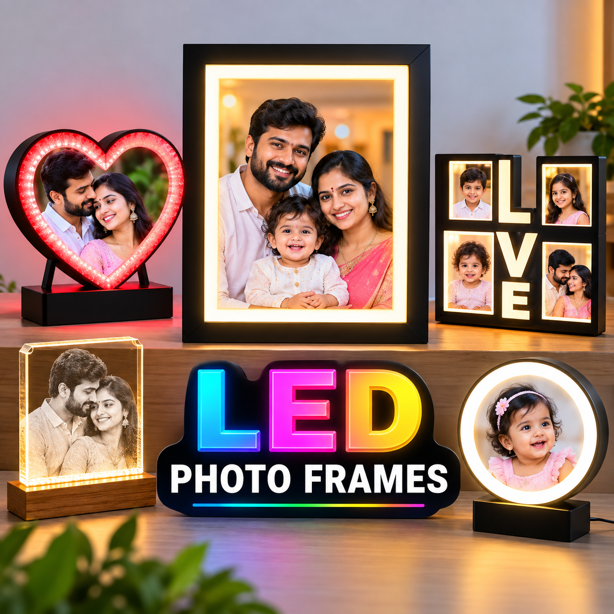 LED Photo Frames