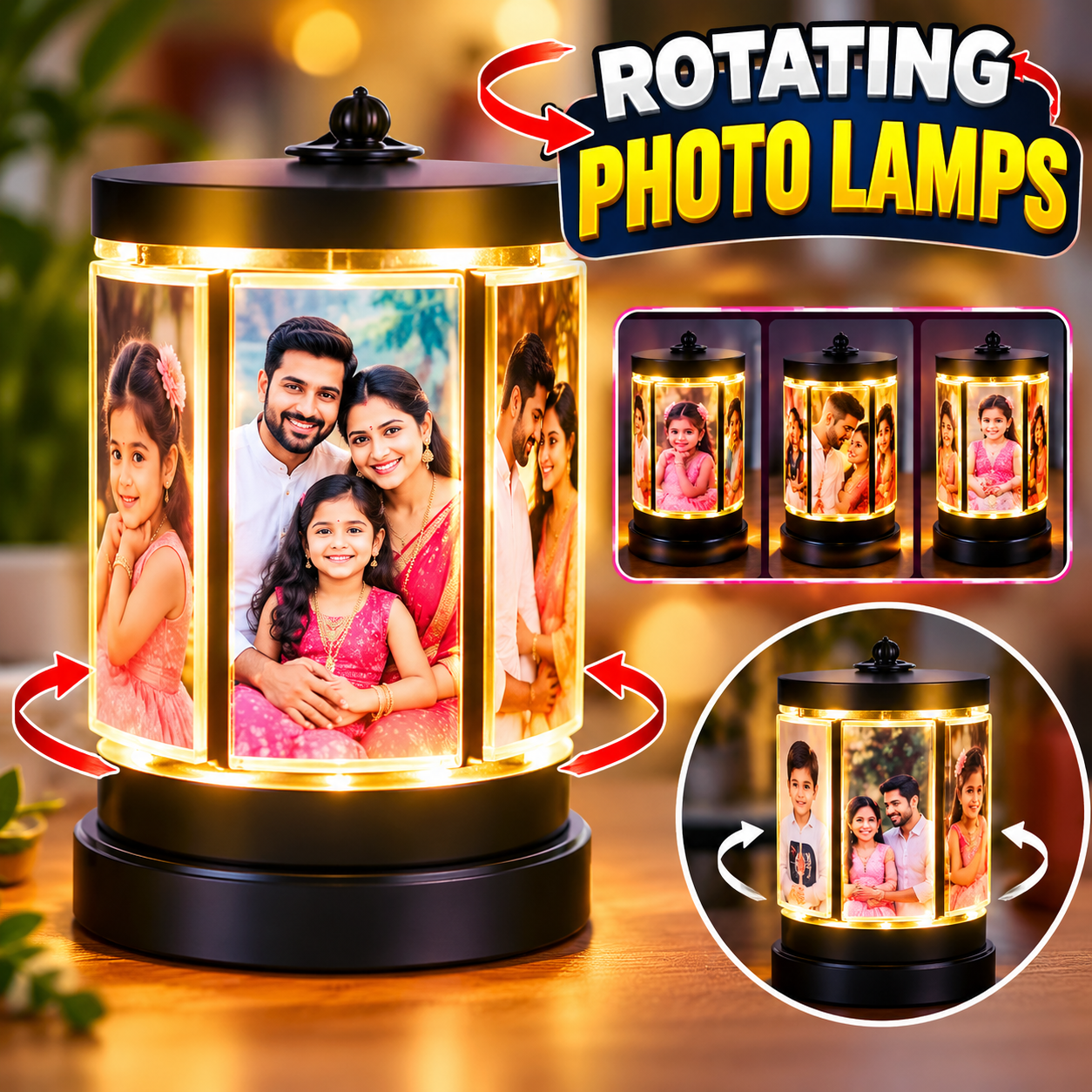 Rotating lamps