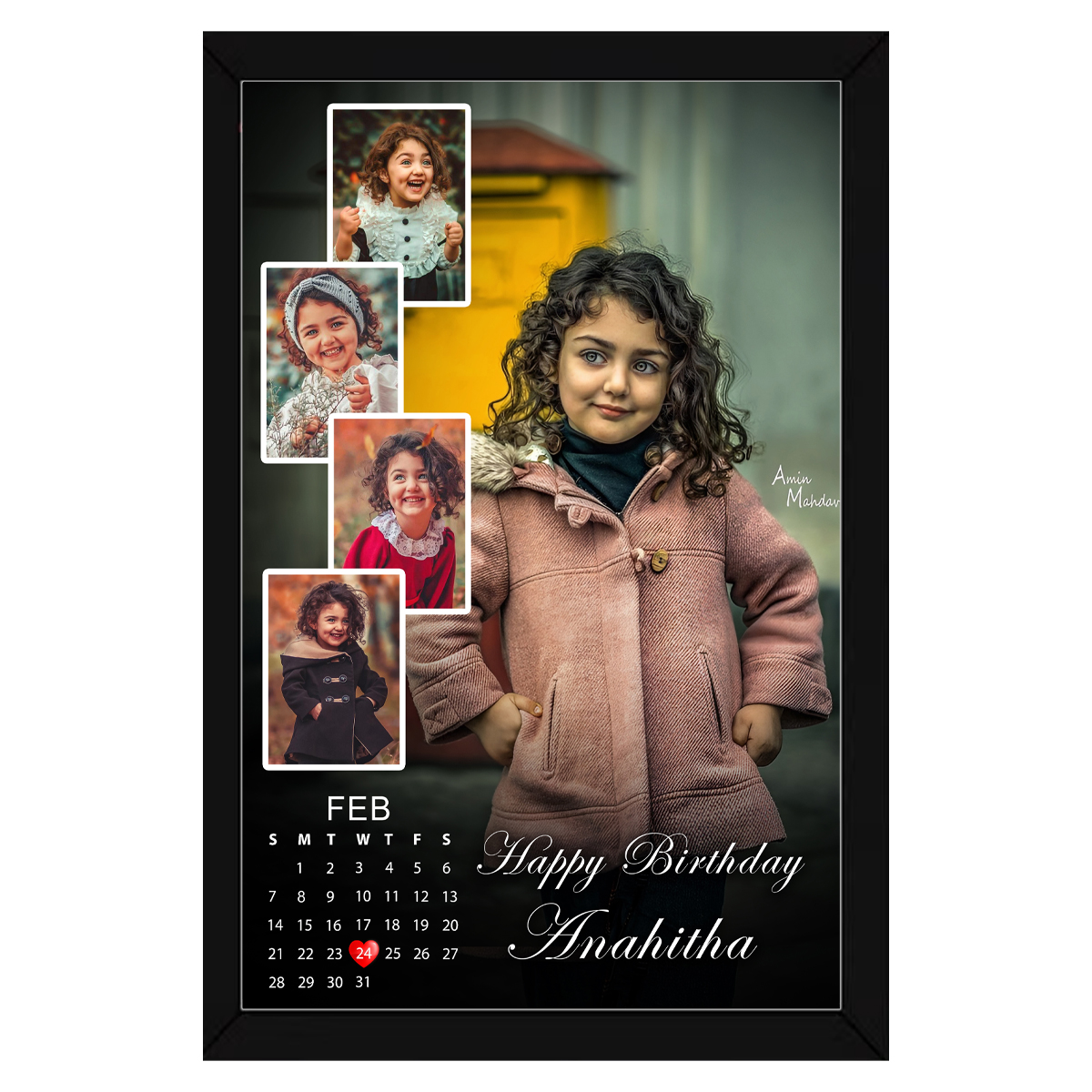 collage photo frame birthday