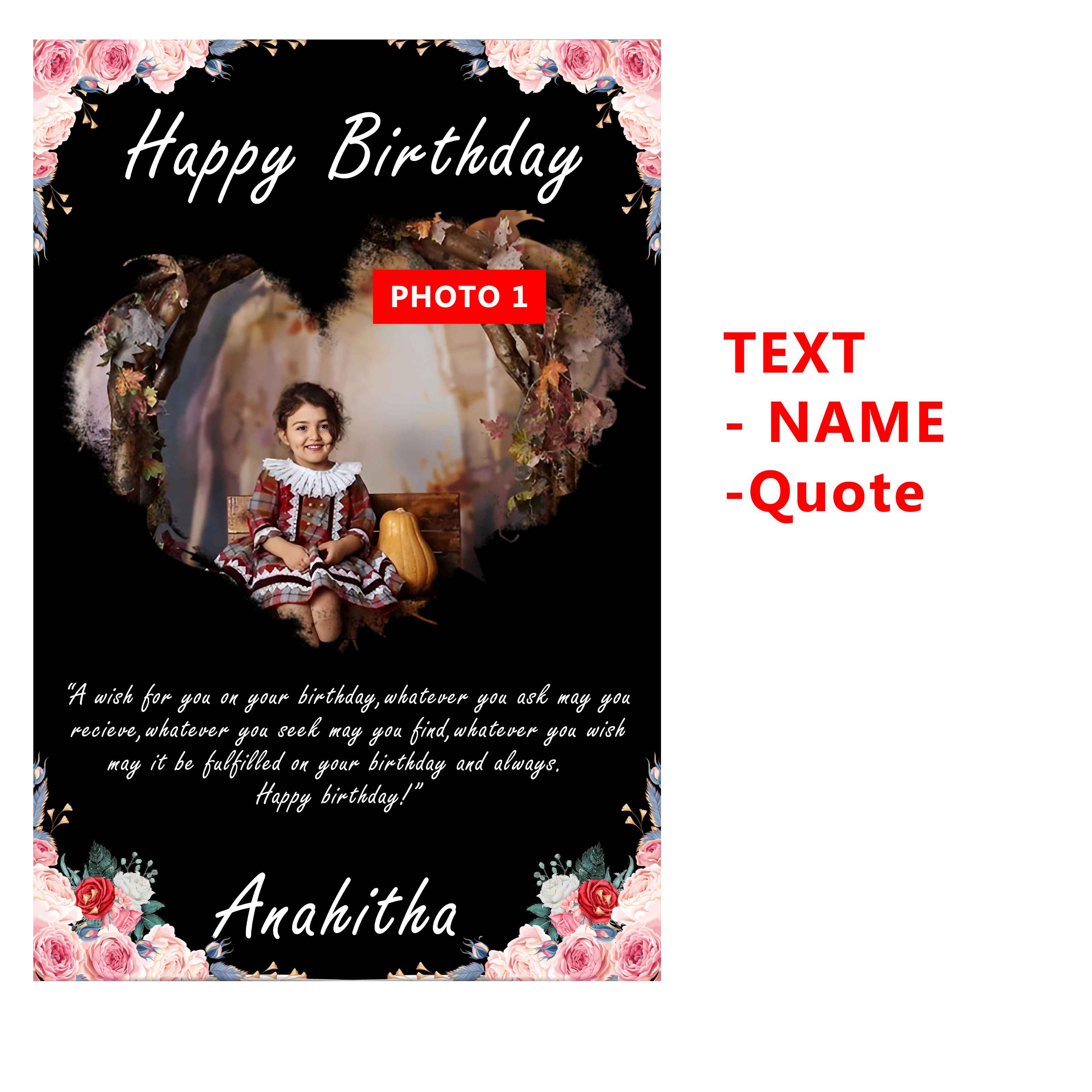collage photo frame birthday002
