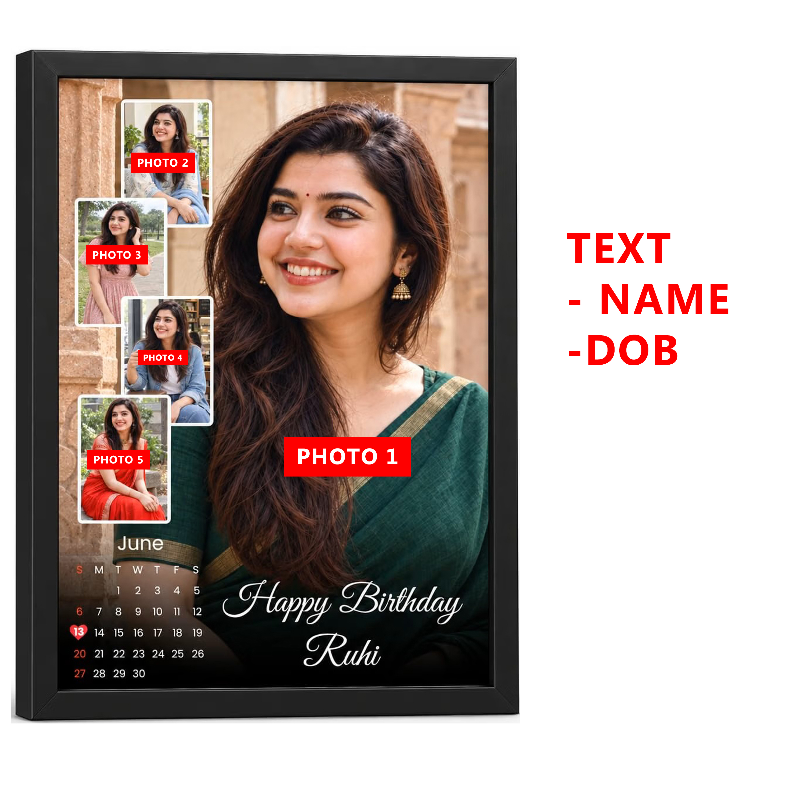collage photo frame birthday003