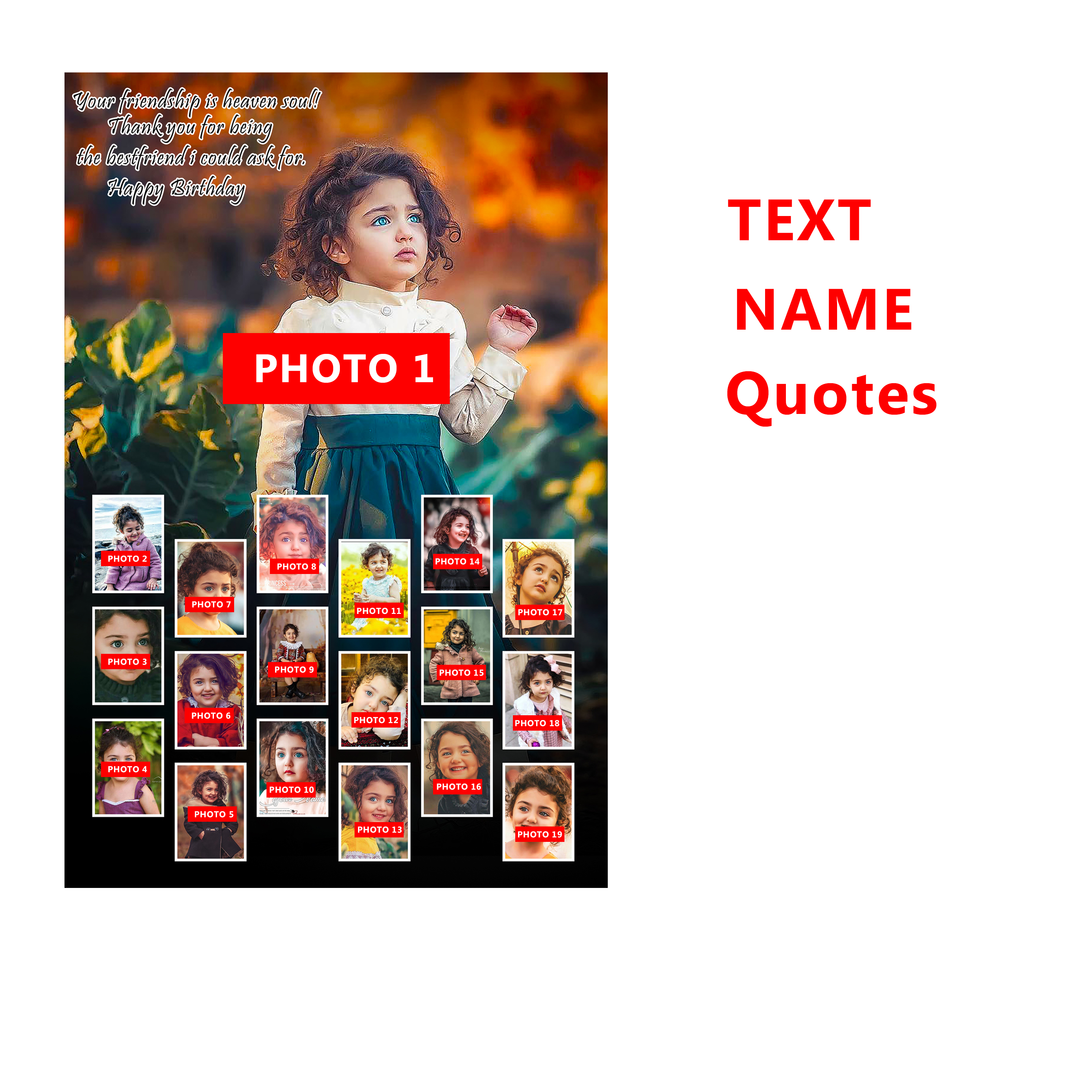 Collage PhotoFrame 006
