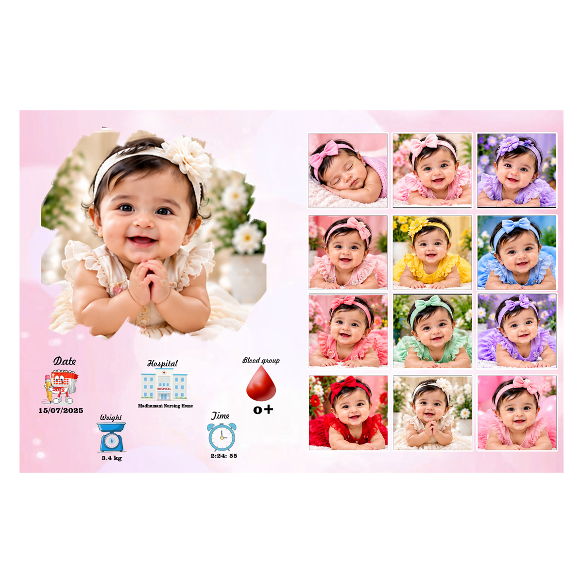 Baby photo frame 03