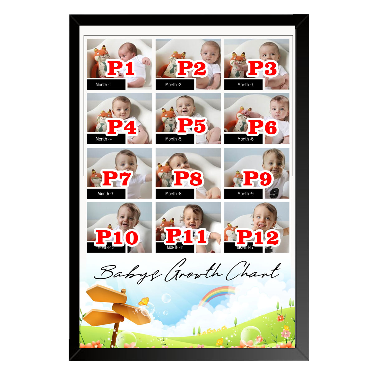 Baby photo frame 10