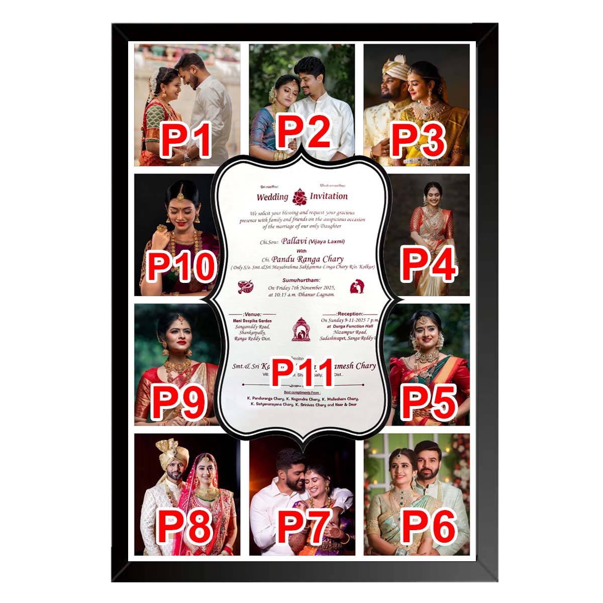 Anniversary Photo Frame 006