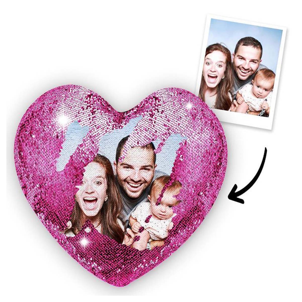 Heart magic pillow